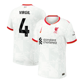 Liverpool VIRGIL #4 Drittes Auswärts-Fußballtrikot Authentisch 2024/25